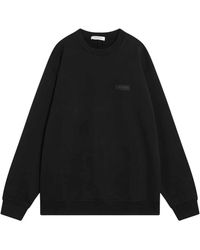 Givenchy - Hoodies & Sweatvesten ,Zwart ,Zwarte Crewneck Sweater - Lyst