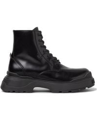 Fendi - Schoenen ,Zwart ,Leer Force Light Boots - Lyst