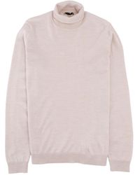 Roberto Collina - Truien & Vesten ,Wol Elegant Merino Turtleneck Jumper - Lyst