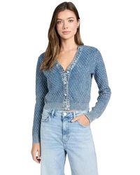 Guess - Truien & Vesten ,Blauw ,Cardigans - Lyst