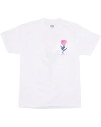 Obey - Blumen t-shirt weiß - Lyst