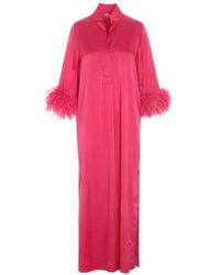 Dea Kudibal - Vestido de seda elástica glamuroso - rosa fuego - Lyst