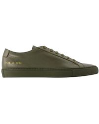 Common Projects - Sneakers basse in pelle verde - Lyst