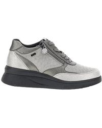 Stonefly - Casual Grijze Textiel Sneakers Met Eva Zool - Lyst