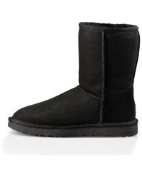 UGG - Schoenen ,Zwart ,Leer Classic Short Ii Laarzen - Lyst