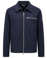 Moose Knuckles - Jassen ,Blauw ,Katoen Overshirt - Lyst