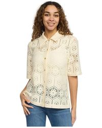 2-Biz - Besticktes Hemd Volly.Sp25 Cloud - Lyst