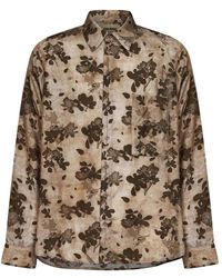 Uma Wang - Overhemden ,Bruin ,Casual Shirts - Lyst