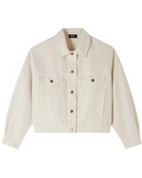 A.P.C. - Bio-Baumwoll-Denimjacke - Lyst