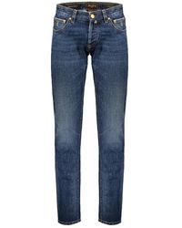 Moorer - Klassische Denim Jeans Mit Metall-Details - Lyst