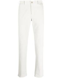 Canali - Pantaloni in cotone con tasche laterali e posteriori - Lyst