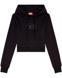 DIESEL - Felpa Crop - Lyst