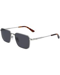 Calvin Klein - Silber/graue sonnenbrille ck23101s - Lyst