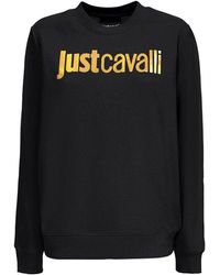 Just Cavalli - Sweater Met Logoprint - Lyst