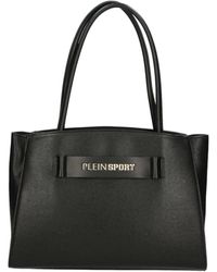 Philipp Plein - Borsa tote nera con logo frontale e 3 scomparti - Lyst