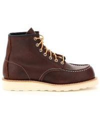Red Wing - Classic moc toe briar oil slick boots - Lyst