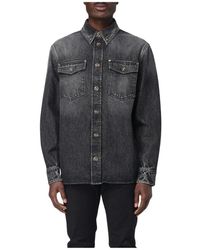 Versace - Denim Shirts - Lyst