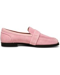 Shoe The Bear - Erika saddle loafer aus weichem rosa wildleder - Lyst