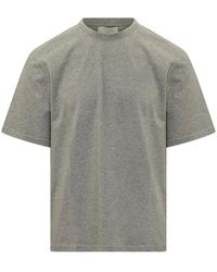 Studio Nicholson - Tops ,Grijs ,Katoen Bric T-Shirt - Lyst