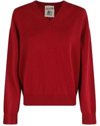 Semicouture - V-Neck Knitwear - Lyst