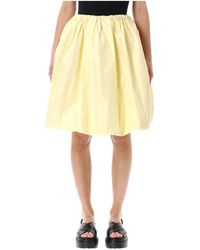 Prada - Technical Taffeta Skirt - Lyst