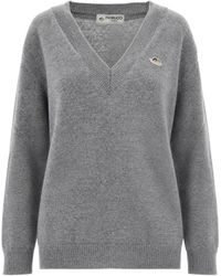 Fiorucci - V-Neck Angels Patch Sweater - Lyst