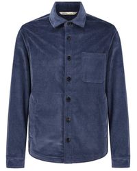 Maurizio Baldassari - Corduroy Overhemdjasje Met Kasjmier - Lyst