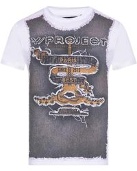 Y. Project - Bedrucktes T-Shirt - Lyst
