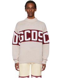Gcds - Wool Logo Band Sweater - Lyst