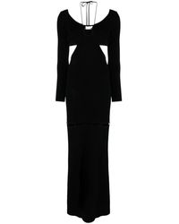 Nanushka - Vestido negro para mujeres - Lyst