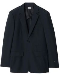 Burberry - Single-Breasted Tailored Blazer - Lyst