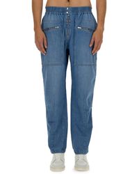 Isabel Marant - Jeans ,Blauw ,Katoen Jelson Straight Jeans - Lyst