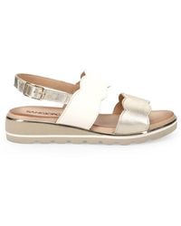 Sangiorgio - Flat Sandals - Lyst