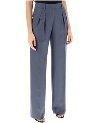 Loulou Studio - Trousers > wide trousers - Lyst