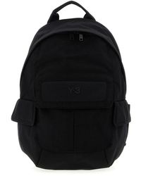 Y-3 - Tassen ,Zwart ,Small Cordura Rugzak - Lyst