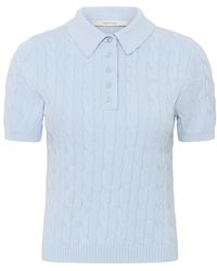 Gestuz - Tops ,Blauw ,Polo Shirt - Lyst
