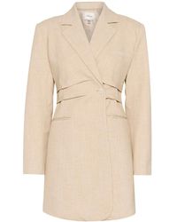 Gestuz - Blazer Jurk Light Sand Melange - Lyst