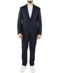Manuel Ritz - Kostuums ,Blauw ,Polyester A3318 Single-Breasted Suit - Lyst