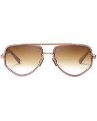 Dita Eyewear - Accessoires ,Roze ,Mach-X Aviator Zonnebril - Lyst