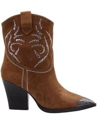 Lola Cruz - Cowboy & Biker Boots - Lyst