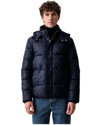 Guess - Jassen ,Blauw ,Down Jassen - Lyst