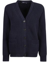 Prada - Katoenen Trui Met Knoopsluiting - Lyst