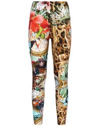 Philipp Plein - Broeken ,Veelkleurig ,Baroque Leggings - Lyst