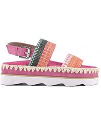 Mou - Flat Sandals - Lyst