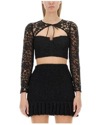 Self-Portrait - Long Sleeve Tops - Lyst
