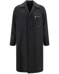 Fendi - Single-Breasted Coats - Lyst