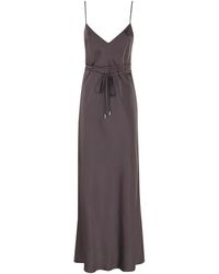 Antonelli - Kleedjes ,Paars ,Leer Lukas Dress - Lyst