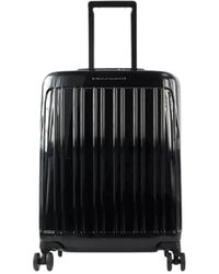 Piquadro - Ultra Slim Schwarz Kabinentrolley - Lyst