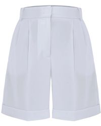 Kocca - Trendige high-waisted shorts mit falten - Lyst