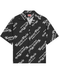 KENZO - Camicia con stampa logo verdy collaboration - Lyst